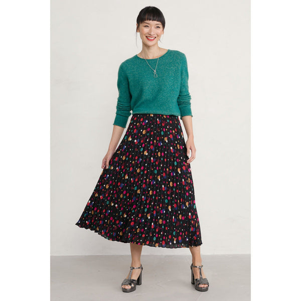 Seasalt Heatherbank Skirt Fairy Light Spot Onyx-elevate your sole