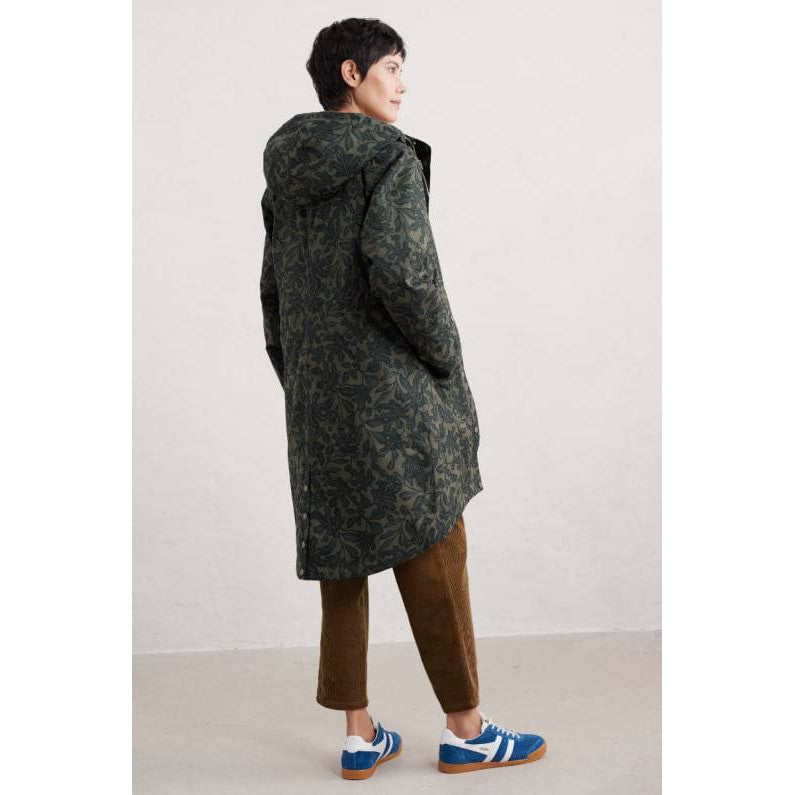 Seasalt plant Hunter 2 Fig Tree Lino Highland Ladies Waterproof Coat-elevate your sole