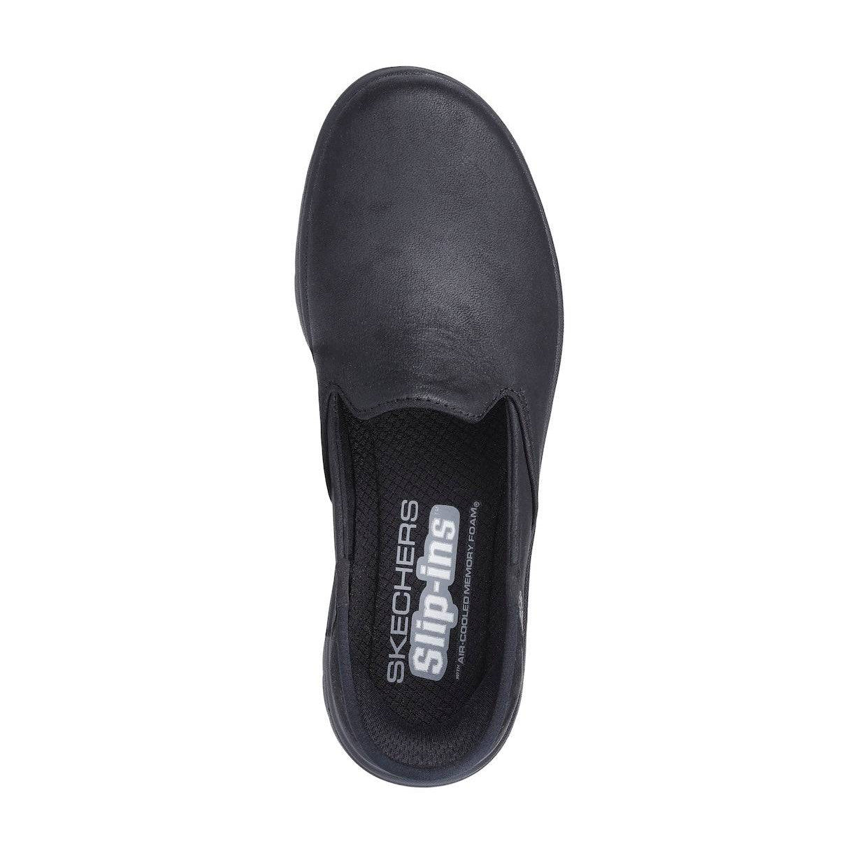 Skechers 136544 On-The-Go Flex - Cap Hands Free Ladies Black Textile Slip On Shoes-elevate your sole