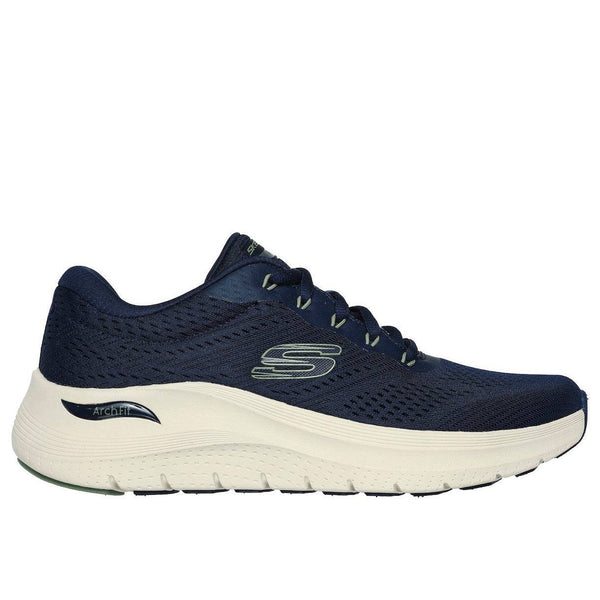 Skechers 232700 Arch Fit 2.0 Mens Navy Textile Vegan Lace Up Trainers-elevate your sole