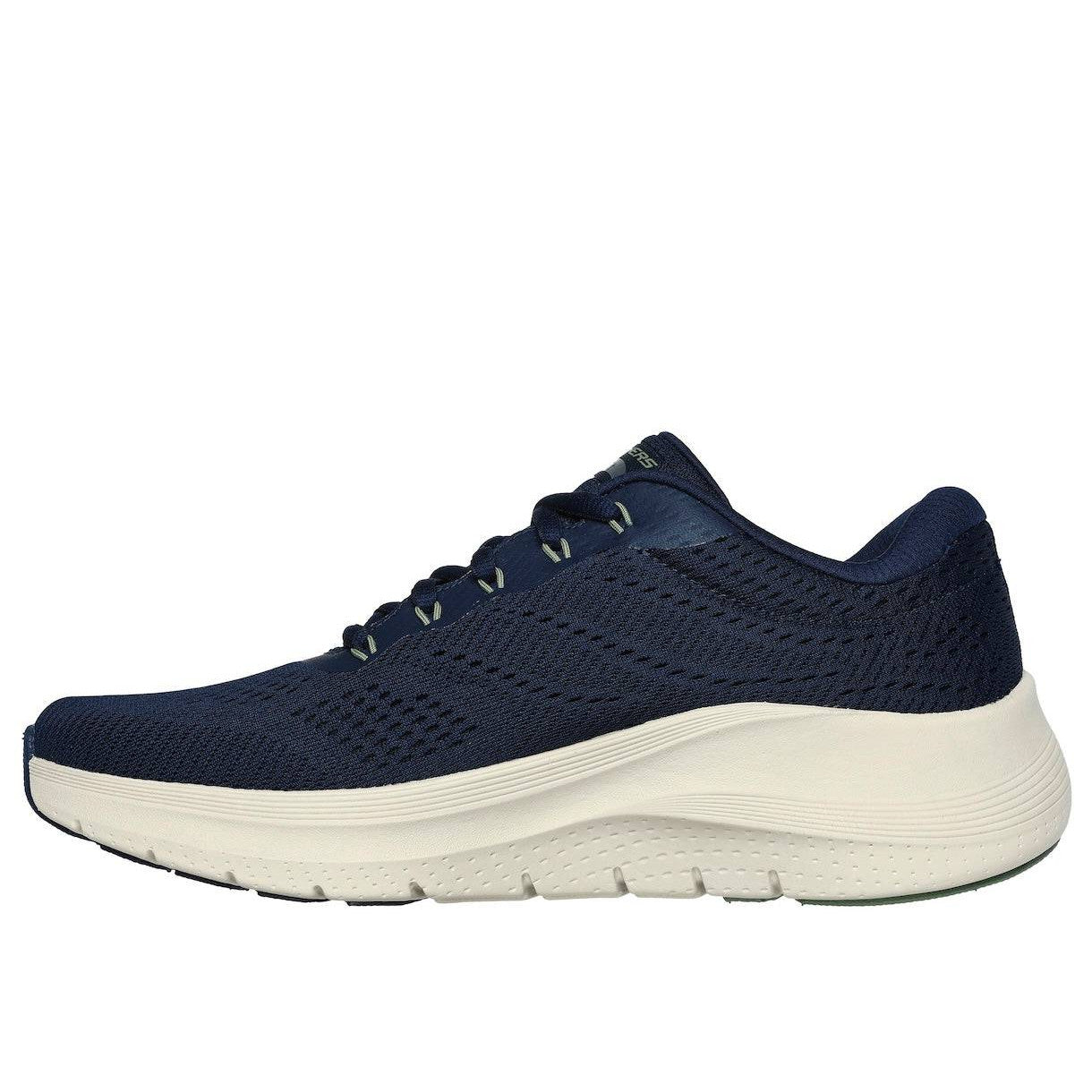 Skechers 232700 Arch Fit 2.0 Mens Navy Textile Vegan Lace Up Trainers-elevate your sole