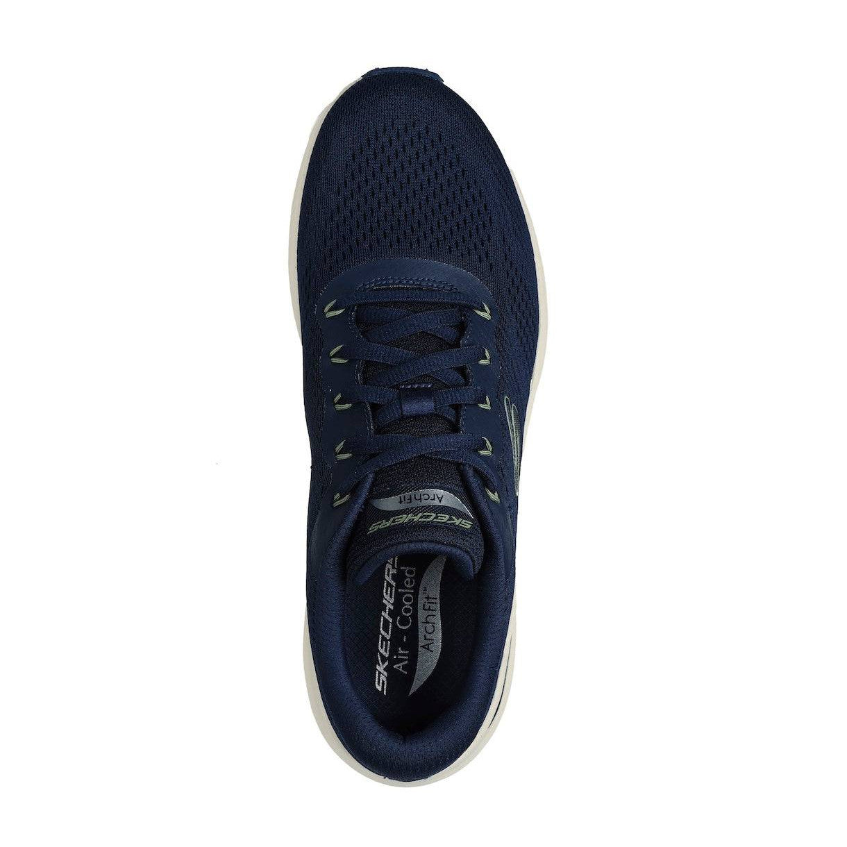 Skechers 232700 Arch Fit 2.0 Mens Navy Textile Vegan Lace Up Trainers-elevate your sole