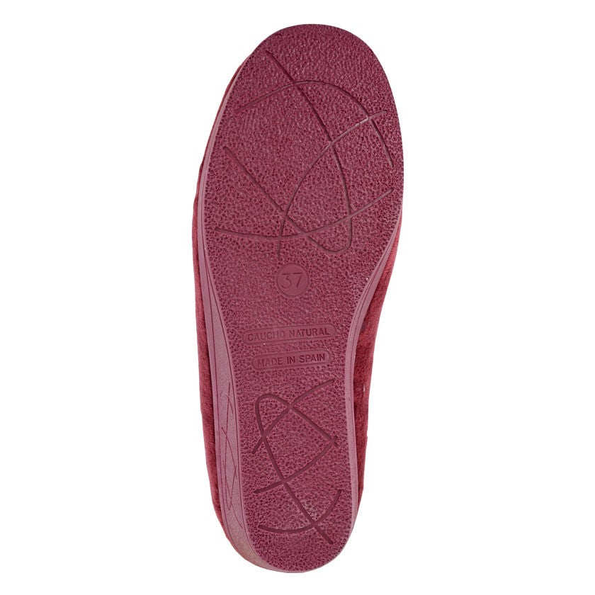 Sleepers LS843BD Dawn Ladies Red Wedge Slippers-elevate your sole