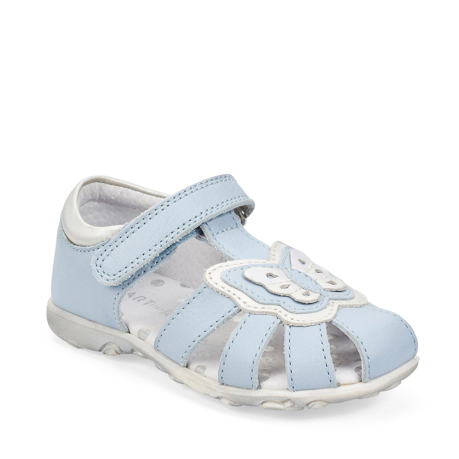 Start-Rite Charm 5192_2 Girls Pale Blue Leather Sandals - elevate your sole