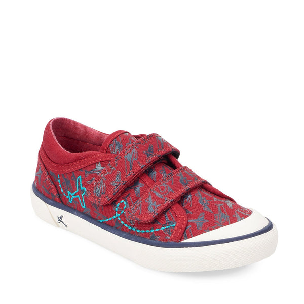 Start-Rite Zoom 6188_1 Red Aeroplane Print Canvas Shoes - elevate your sole