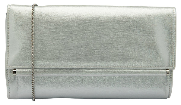 Lotus Thelma Silver Clutch Bag