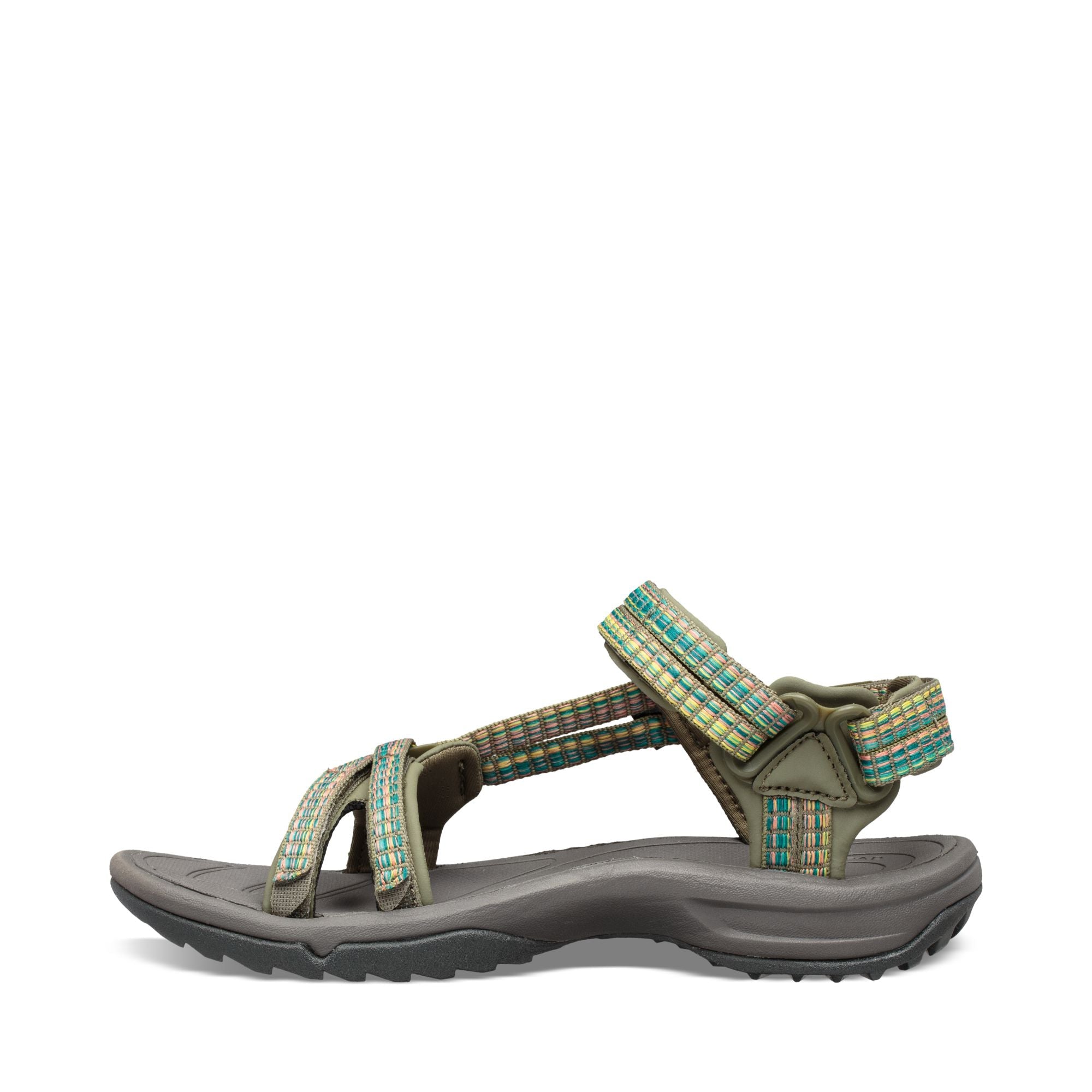 Teva Terra Fi Lite Ladies Burnt Olive Vegan Touch Fastening Sandals-elevate your sole