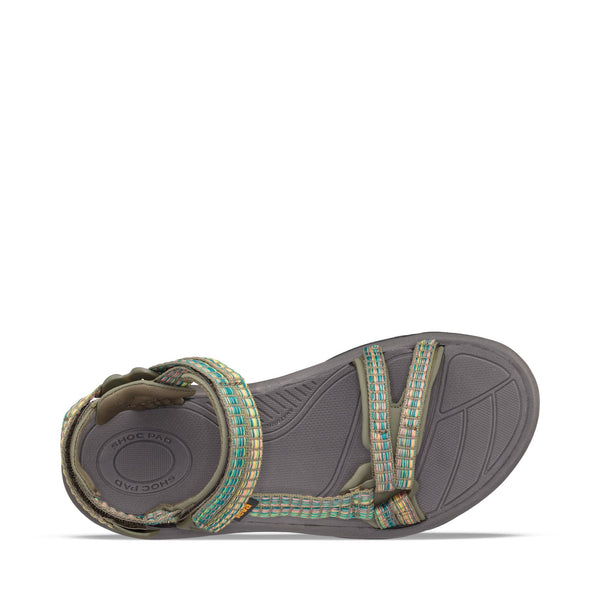 Teva Terra Fi Lite Ladies Burnt Olive Vegan Touch Fastening Sandals-elevate your sole