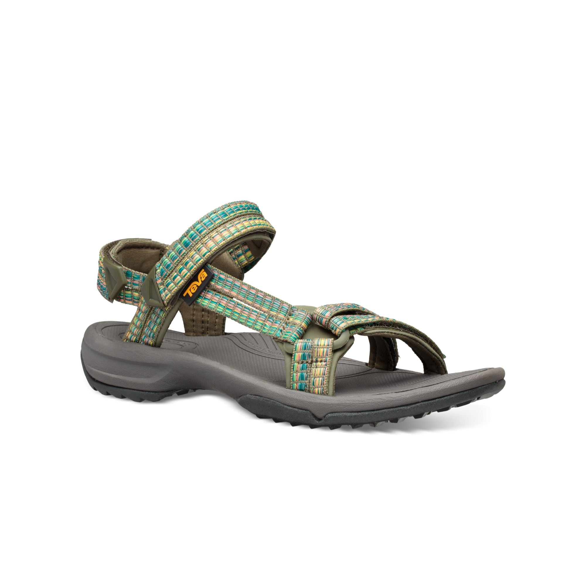 Teva Terra Fi Lite Ladies Burnt Olive Vegan Touch Fastening Sandals-elevate your sole