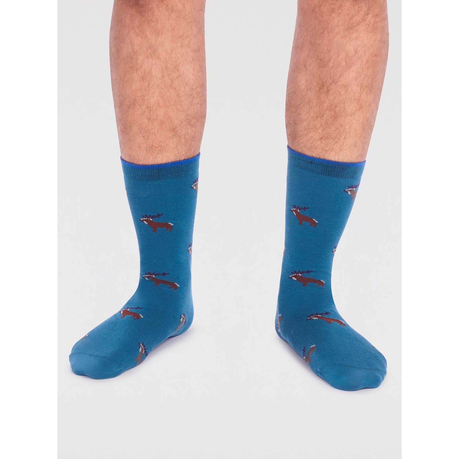 Thought SPM 810 Jamal Mens Organic Cotton Animal Socks-elevate your sole