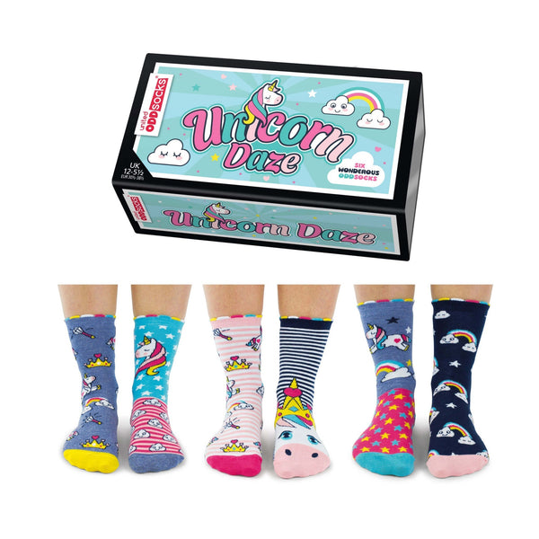 United Odd Socks Unicorn Daze Socks Box-elevate your sole