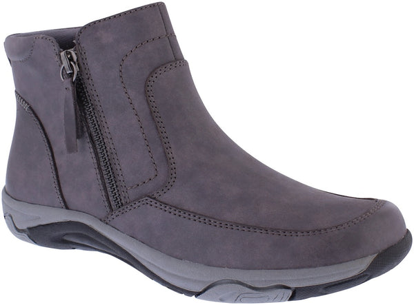 Free Spirit 41232 - Veda Ladies Grey Leather Water Resistant Twin Zip Ankle Boots