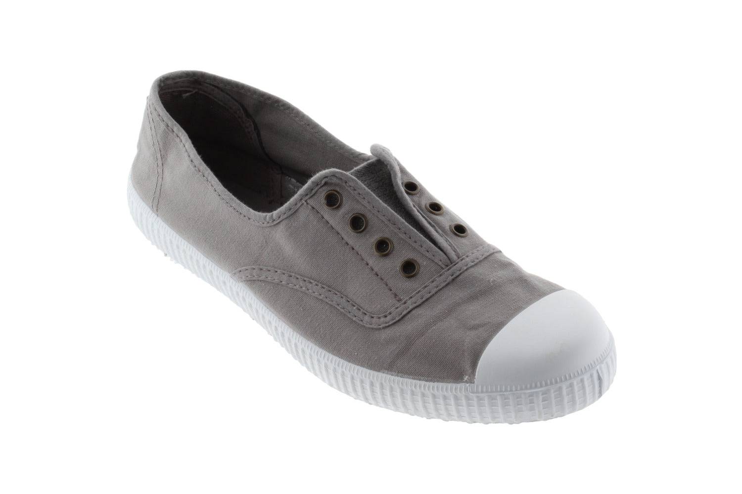 Victoria 1915 Inglesa 106623 Ladies Spanish Grey Textile Slip On Shoes-elevate your sole