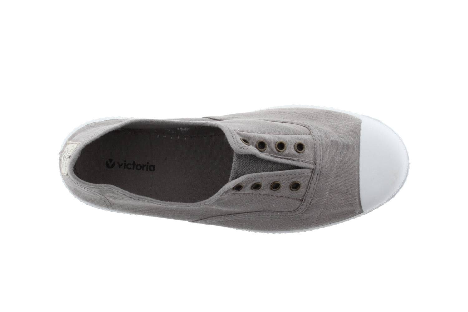 Victoria 1915 Inglesa 106623 Ladies Spanish Grey Textile Slip On Shoes-elevate your sole