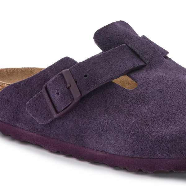 Purple hot sale suede birkenstocks