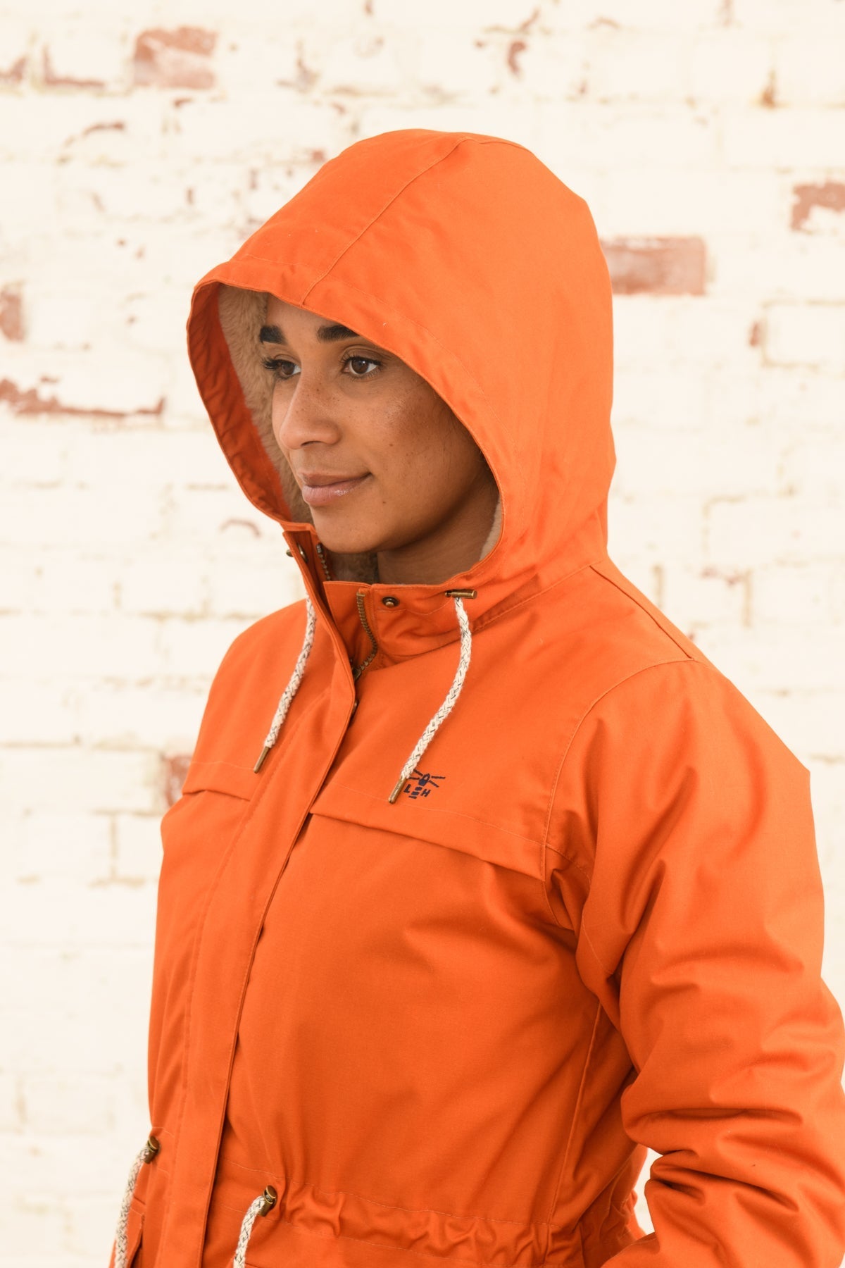 Lighthouse Isobel Burnt Orange Ladies Padded Waterproof Coat