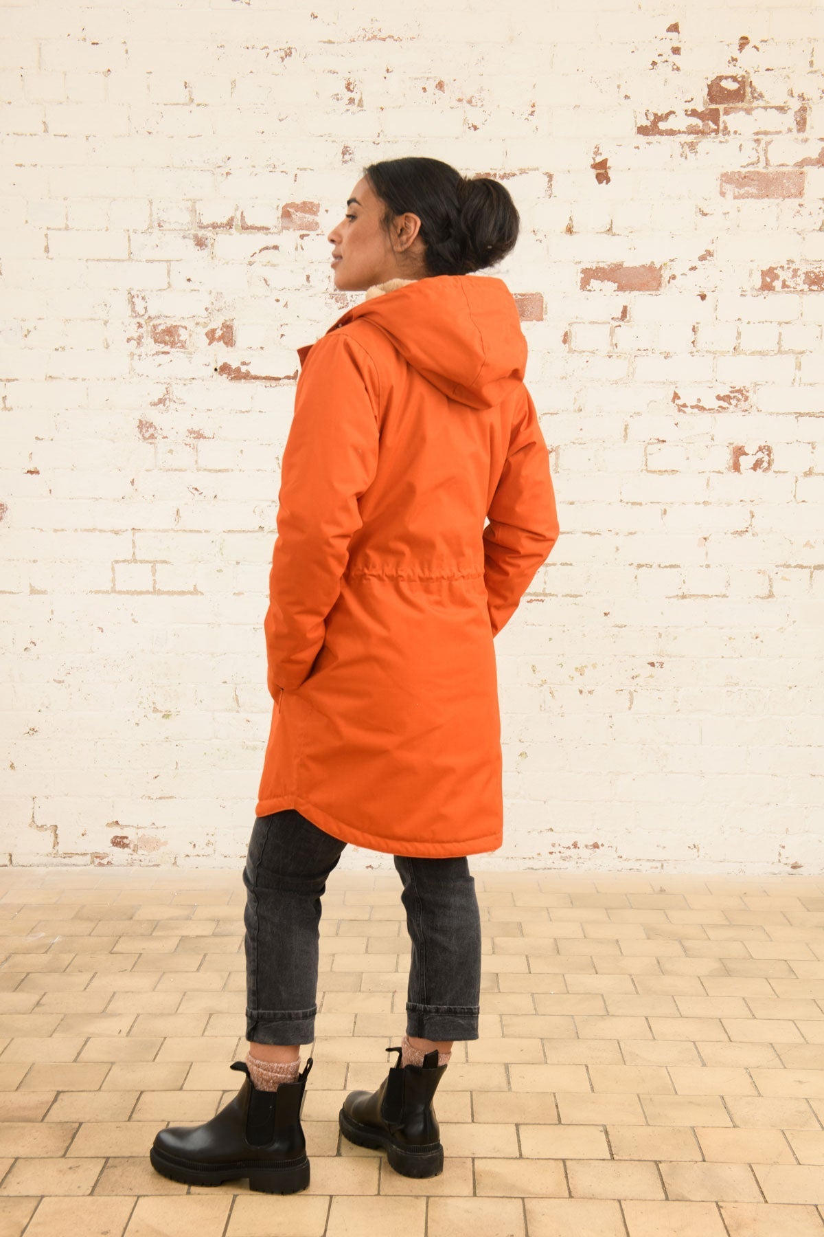 Lighthouse Isobel Burnt Orange Ladies Padded Waterproof Coat