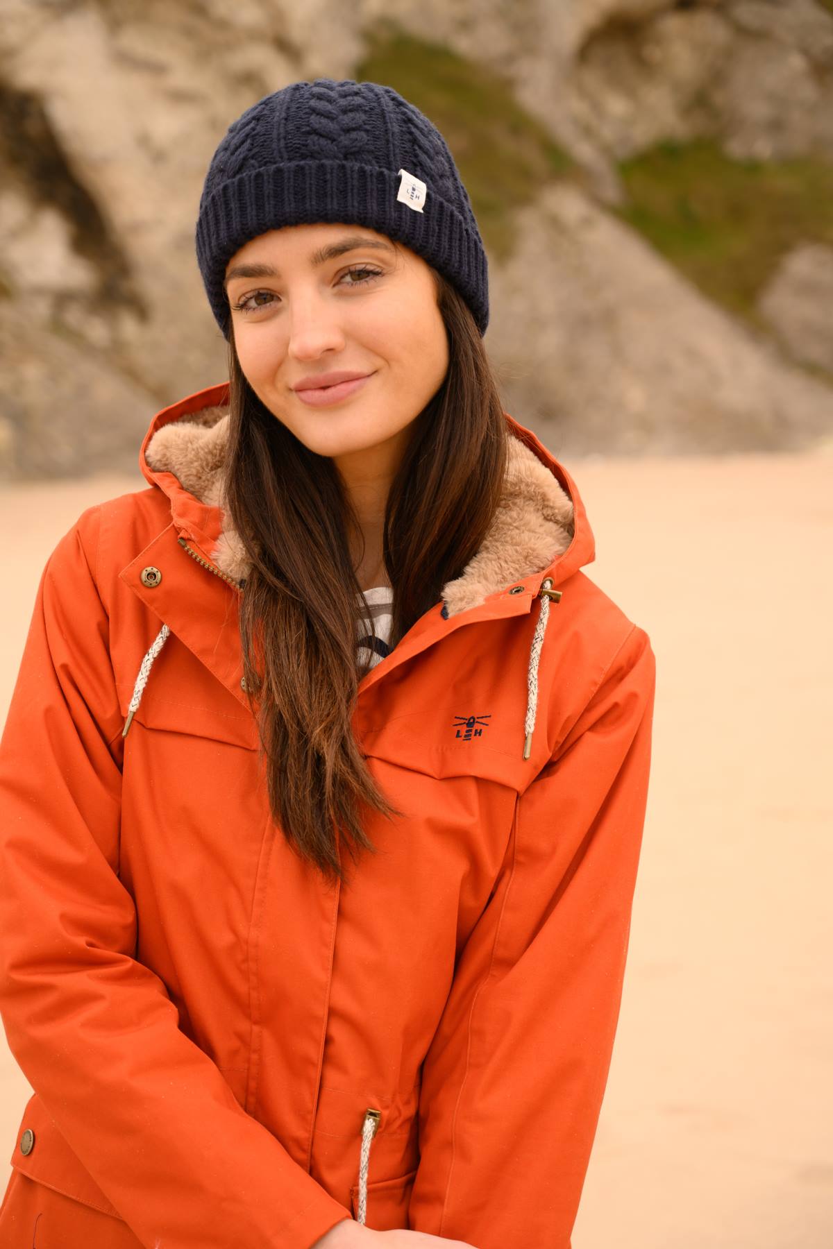 Lighthouse Isobel Burnt Orange Ladies Padded Waterproof Coat