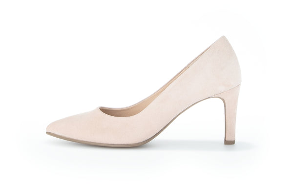 Light pink cheap suede heels