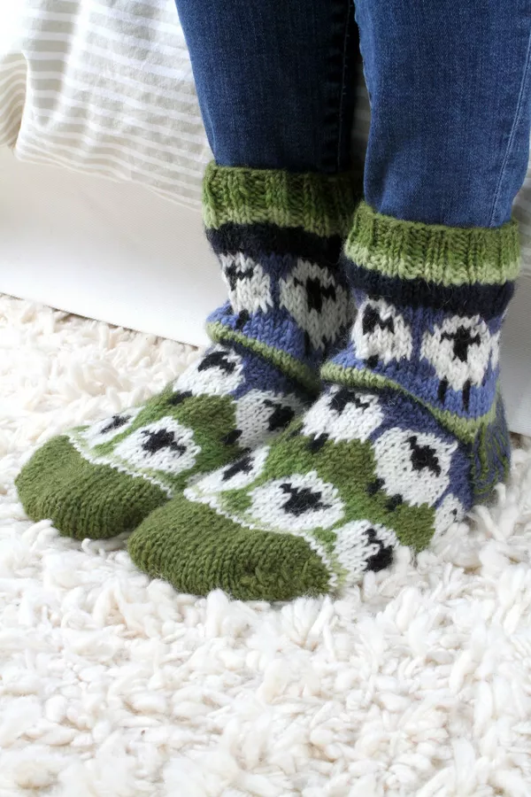 Pachamama Flock Of Sheep Sofa Socks