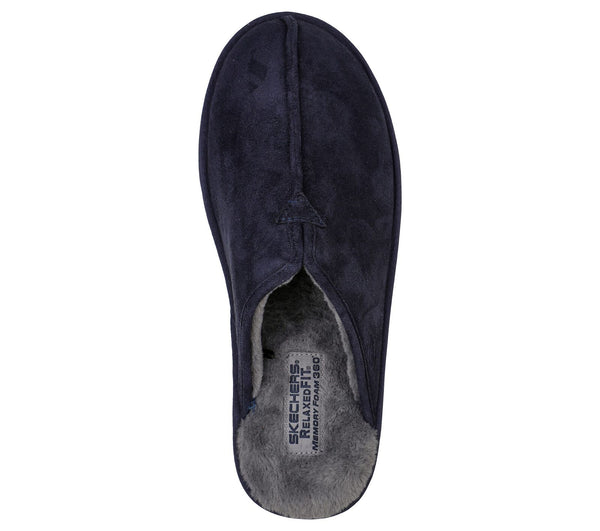 Skechers relaxed fit on sale memory foam slippers